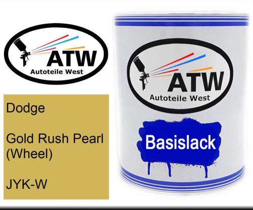 Dodge, Gold Rush Pearl (Wheel), JYK-W: 1L Lackdose, von ATW Autoteile West.